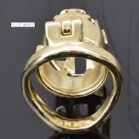 ステンレス製/男性用貞操帯■クラブ・ゴールド■NK