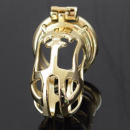 ステンレス製/男性用貞操帯■クラブ・ゴールド■NK