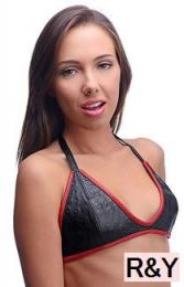 女性用■内部トゲ付きブラ/本革製