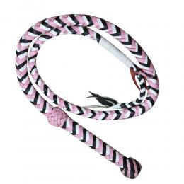 一本鞭/桃白黒コンビ■本革製