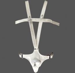 男性用/貞操帯付きベルト・ハーネス■キャンバス地