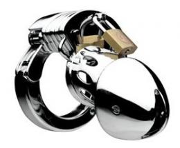 ステンレス製貞操帯■リング・ケージ間の調節可能