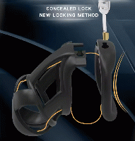 男性用貞操帯■Model-X■ミニロック(ケージ3種)