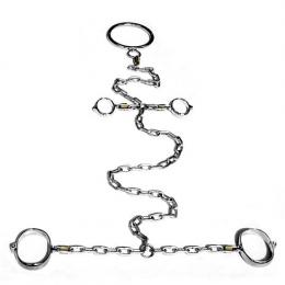 ステンレス・スチール製/首輪&手枷&足枷/ライトタイプ