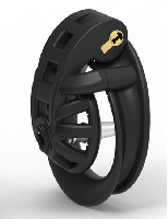 男性用/尿道プラグ(シリコン・メタル)付き貞操帯■Mamba■