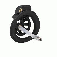 男性用/尿道プラグ(シリコン・メタル)付き貞操帯■Mamba■