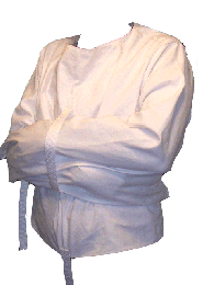 キャンバス地/ストレイトジャケット(拘束衣)