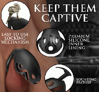 男性用貞操帯■Captor■尿道プラグ付き