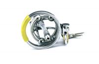 マッサージビーズ付き尿道貞操帯/シリコンプラグ