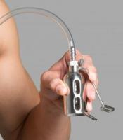 男性用/尿道プラグ付き貞操帯+アナルプラグ