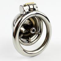 ステンレス製/尿道プラグ付き貞操帯■コンパクト・トゲ付きインナーリング■NK