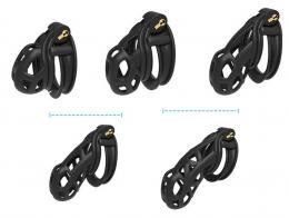 男性用貞操帯■Mamba■ダブルアーク・リング(ケージ5種)