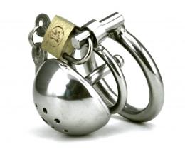 尿道プラグ付き貞操帯(スーパーショートケージ)