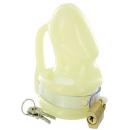 暗闇で光る!医療用シリコン製/男性用貞操帯(Birdlocked)