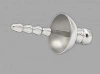 ステンレス製◆フード付き尿道プラグ/ストッパー