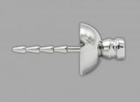 ステンレス製◆フード付き尿道プラグ/ストッパー