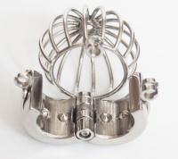 ステンレス製/トゲ付きボールストレッチャー■陰嚢ケージ