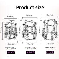 ステンレス製■回転・スライドビーズ付きコックリング