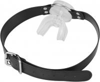 シリコン製/舌固定!マウスギャグ■透明タイプ