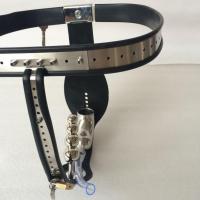 ステンレス製/男性用・貞操帯ベルト■排尿チューブ付き