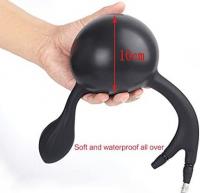 ポンプで膨らむ!アナル・ダブルプラグ■金属ボール入り■ダブルポンプ