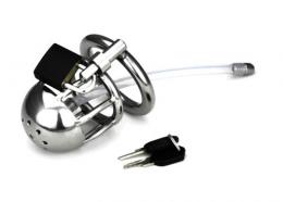 シリコンプラグ付き貞操帯(ショートケージ)