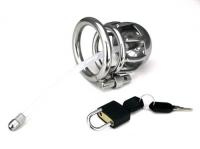 シリコンプラグ付き貞操帯(ショートケージ)