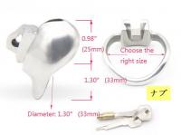 ステンレス製/男性用貞操帯■NK■V3型