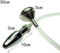 アナル・シャワープラグ/漏斗(ロート)付き