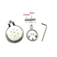 ステンレス製/貞操帯(+トゲリング・尿道プラグ)■ポケットサイズ