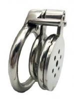 ステンレス製/貞操帯(+トゲリング・尿道プラグ)■ポケットサイズ