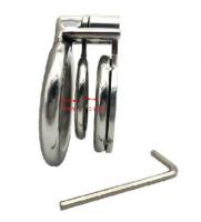 ステンレス製/貞操帯(+トゲリング・尿道プラグ)■ポケットサイズ