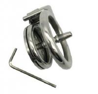 ステンレス製/貞操帯(+トゲリング・尿道プラグ)■ポケットサイズ