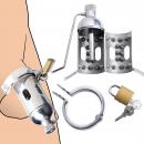 ステンレス製/男性用・スパイク(トゲ)付き貞操帯