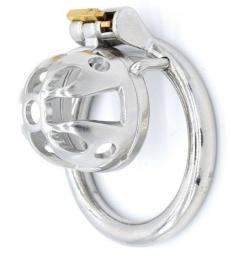 ステンレス製/貞操帯(+トゲリング・尿道プラグ)■XSケージ■NK