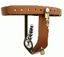 女性用/貞操帯ベルト・ハーネス(ディルド)■レザー