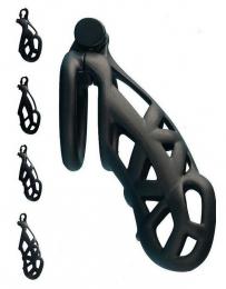 男性用貞操帯■Resin■フラット・リング(ケージ5種)