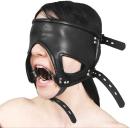 リングギャグ付き/ヘッドハーネス・マスク