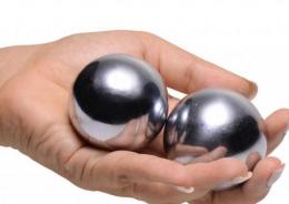ステンレス製■特大オーガズム・ボール