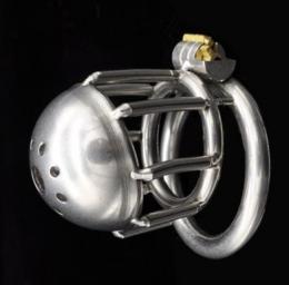 ステンレス製貞操帯(ショートケージ)■NK