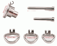 ステンレス製/男性用貞操帯(+尿道プラグ)■Invert■