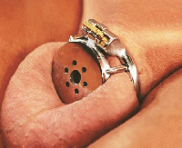 ステンレス製/男性用貞操帯(+尿道プラグ)■Invert■