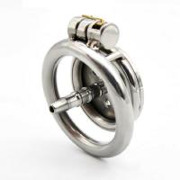 ステンレス製/貞操帯+尿道プラグ(メタル・シリコン)■ポケットサイズ■NK