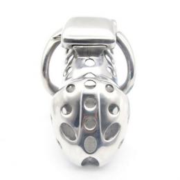 ステンレス製/男性用貞操帯■エアホール