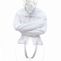 ストレイトジャケット(拘束衣)ホワイト■合皮