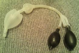 シリコン製/アナル・カテーテル■2つのポンプ付き