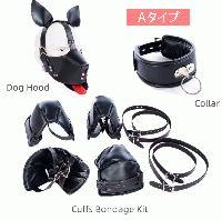 合皮製/ペットになれちゃう!拘束衣セット■3種