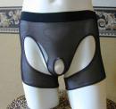 男性用/ペニスホール付きパンティ■透けタイプ
