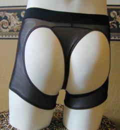 男性用/ペニスホール付きパンティ■透けタイプ