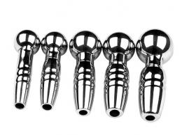 ステンレス製尿道プラグ/ポム■6mm-10mm